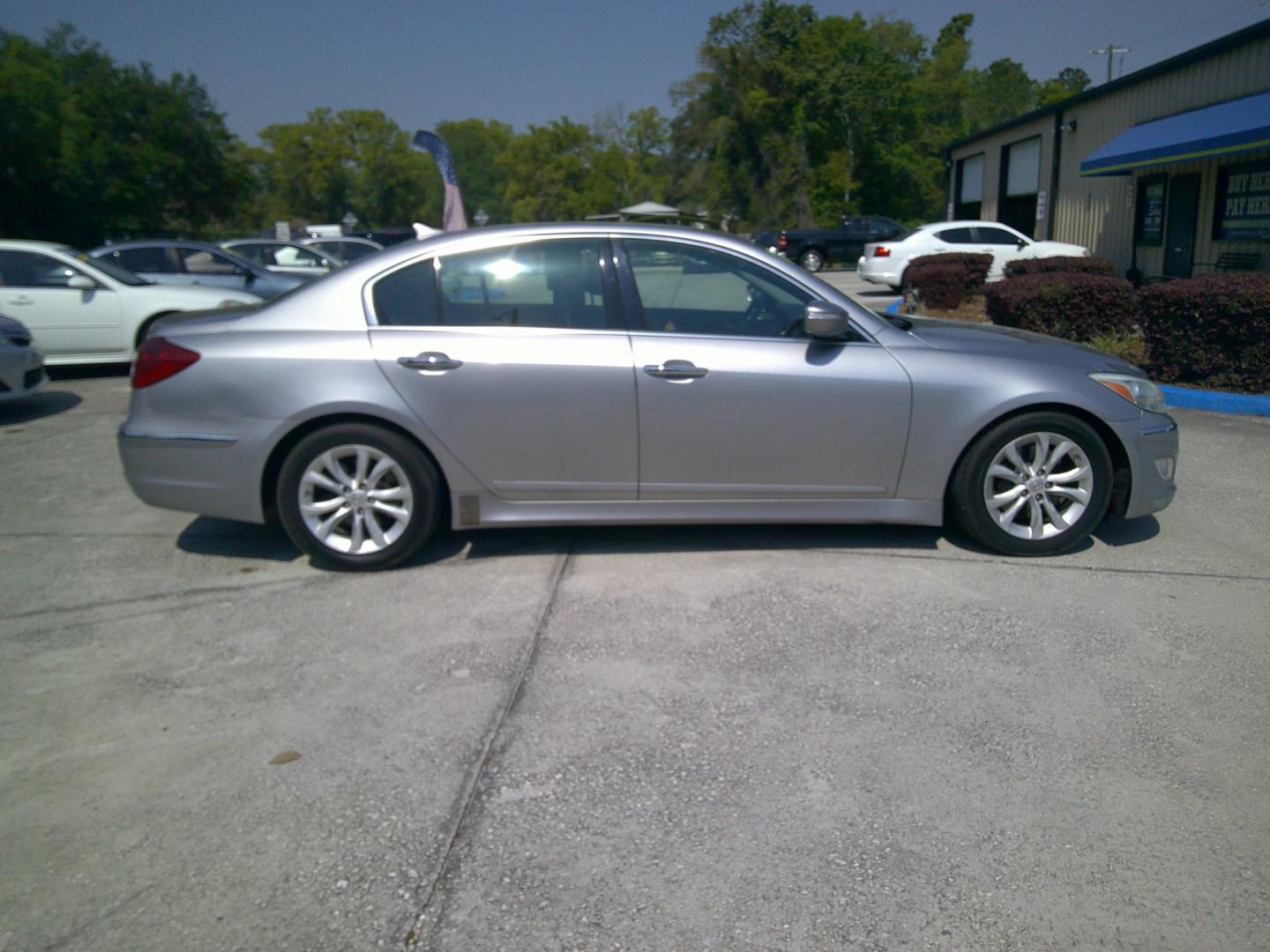 2013 GRAY HYUNDAI GENESIS BASE (KMHGC4DD3DU) , located at 390 Hansen Avenue, Orange Park, FL, 32065, (904) 276-7933, 30.130497, -81.787529 - Photo#2